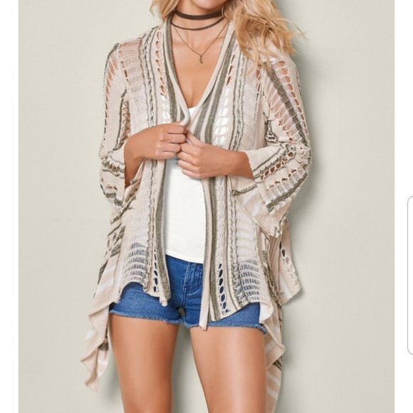 VENUS Crochet Knit Cardigan - Picture 10 of 11